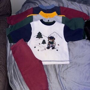 Carter's Multicolor Bear Print One Piece Set